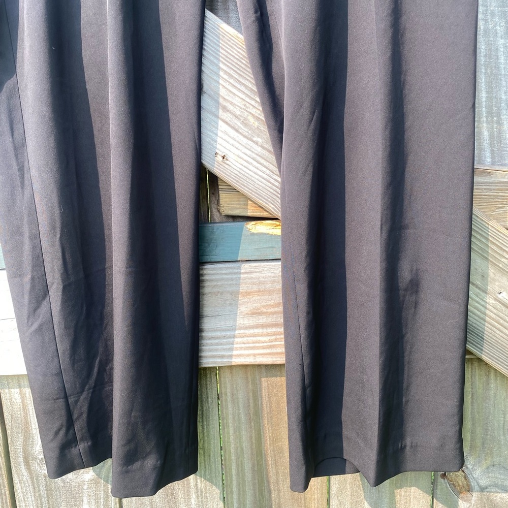 H&M Classic Wide Leg Black Pants Size 14 - Picture 3 of 9